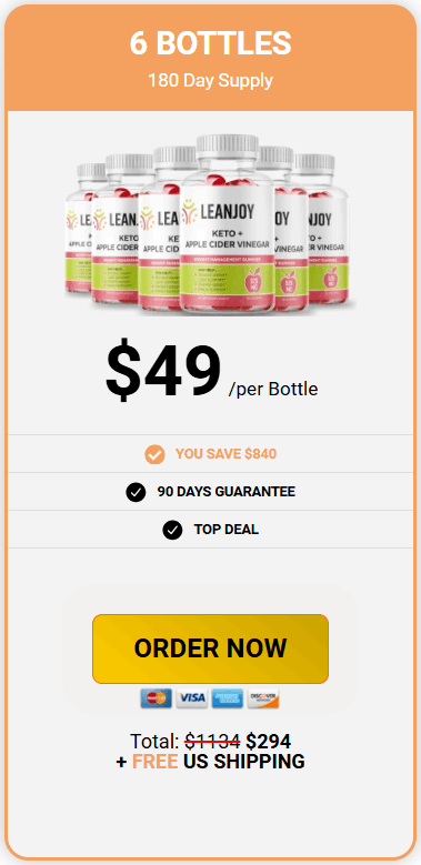 Secure checkout and protected online payment for Leanjoy orders